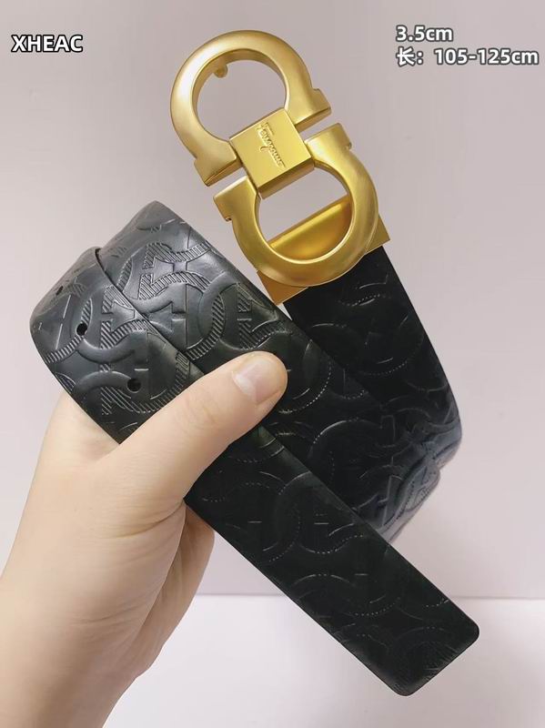 Ferragamo belt 35mmX105-125cm 8L87